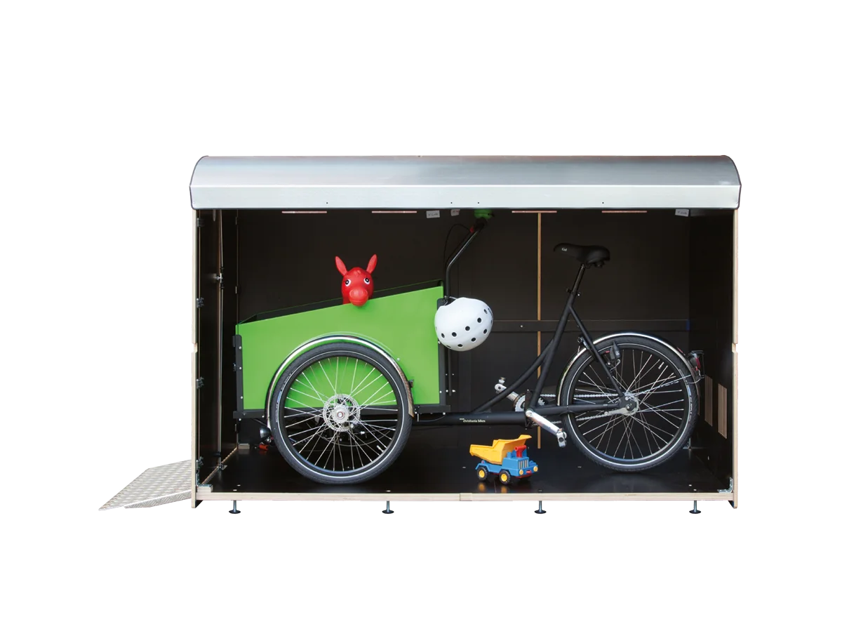 farabo XL Fahrradbox & Fahrradgarage für Lastenräder