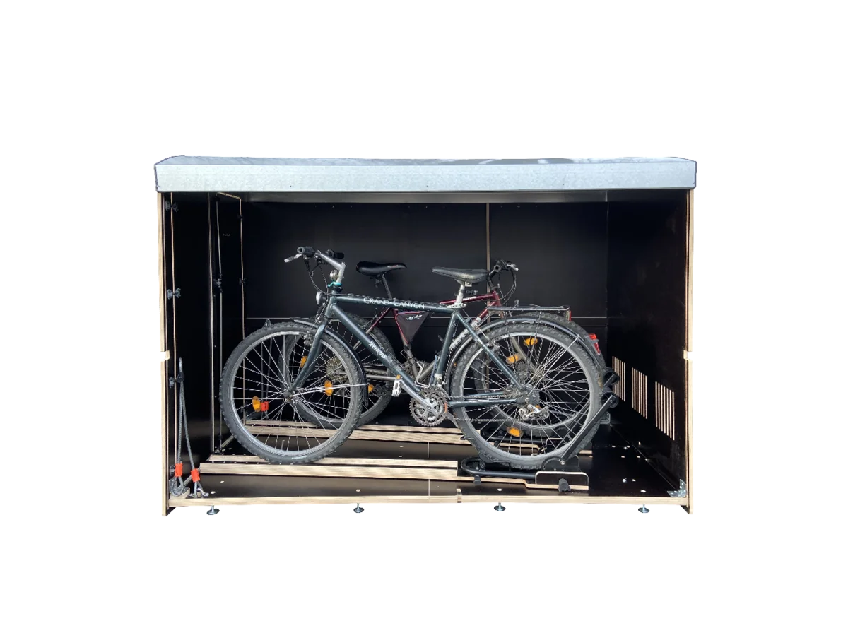 farabo x2: Fahrradbox & Fahrradgarage für zwei (E-)Fahrräder