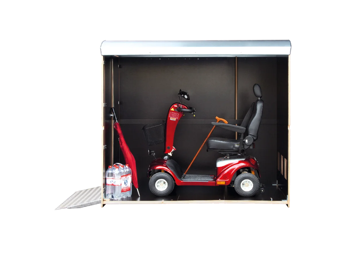 rollabo XXL+: für lange Elektromobile und -rollstühle und ein Plus an Höhe